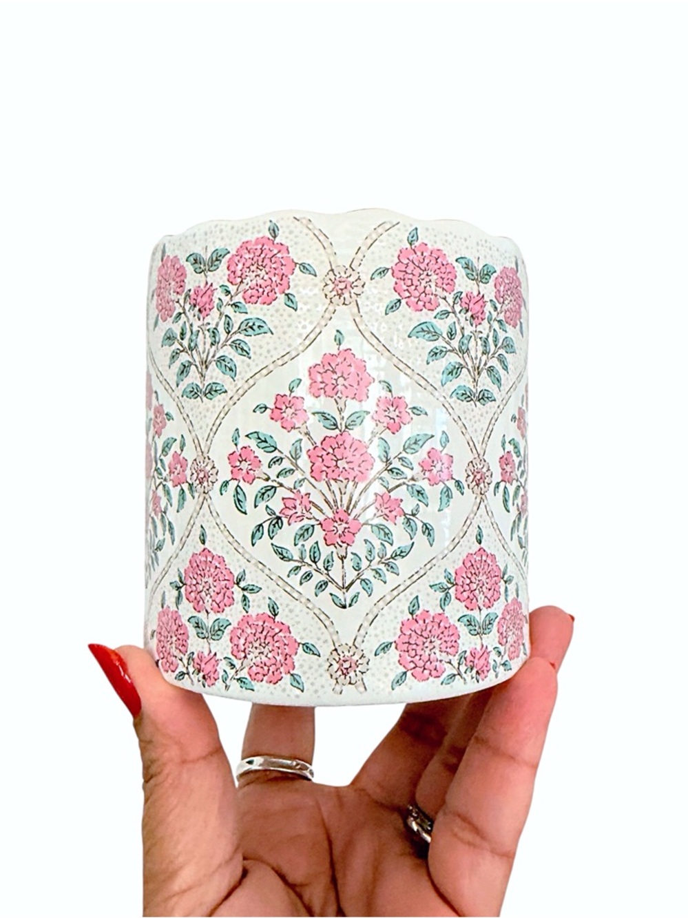Delphine Bergamot Oakmoss Large Elegant Decorative Soy Blend Scented Candle